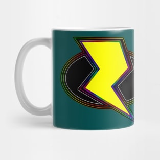 Lightning Bolt Logo - Rainbow 1 Mug